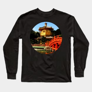 Golden Pagoda, Nan Lian Garden, Hong Kong Long Sleeve T-Shirt